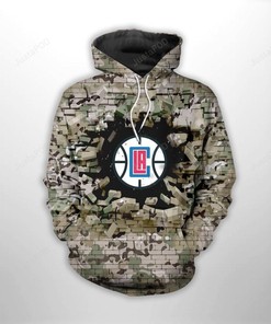 Nba Los Angeles Clippers 3D Hoodie Zip Hoodie Style 04