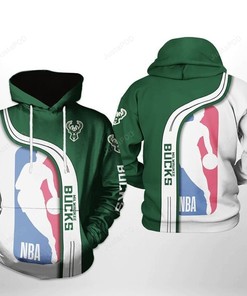 Nba Milwaukee Bucks 3D Hoodie Zip Hoodie Style 02