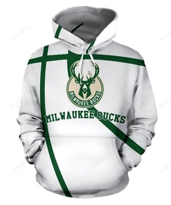 Nba Milwaukee Bucks 3D Hoodie Zip Hoodie Style 04