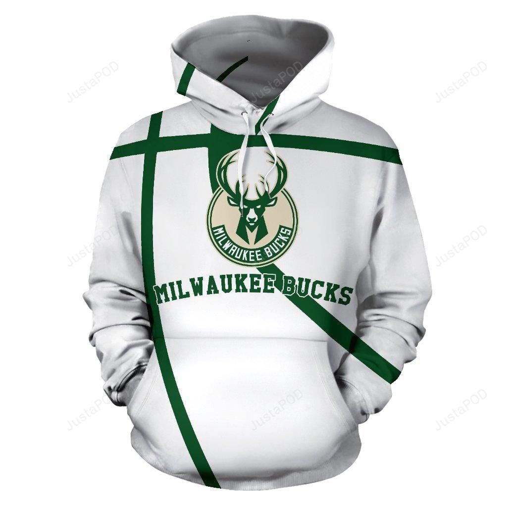 Nba Milwaukee Bucks 3D Hoodie Zip Hoodie Style 04