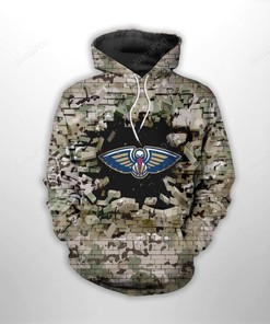 Nba New Orleans Pelicans 3D Hoodie Zip Hoodie Style 02