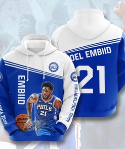 Nba Philadelphia 76ers 3D Hoodie Zip Hoodie Style 03