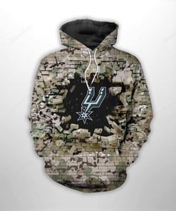 Nba San Antonio Spurs 3D Hoodie Zip Hoodie Style 04