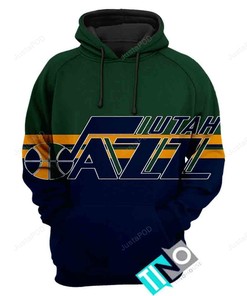 Nba Utah Jazz 3D Hoodie Zip Hoodie Style 01