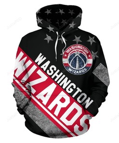 Nba Washington Wizards 3D Hoodie Zip Hoodie Style 04