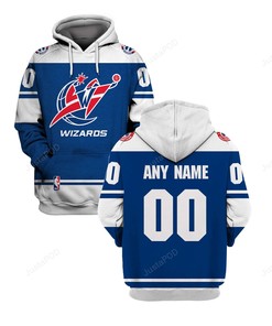 Nba Washington Wizards 3D Hoodie Zip Hoodie Style 05