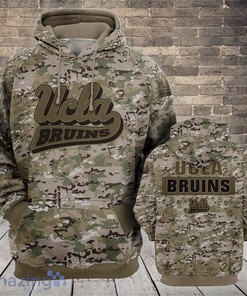 Nca UCLA Bruins Camo Style Gifts for Veterans Day All Over Printed 3D Hoodie