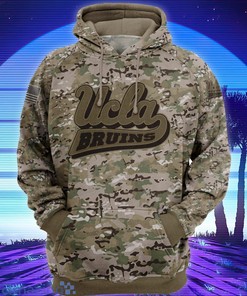 Nca UCLA Bruins Camo Style Gifts for Veterans Day All Over Printed 3D Hoodie