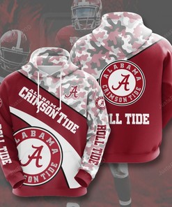 Ncaa Alabama Crimson Tide 3D Hoodie Zip Hoodie Style 03