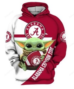 Ncaa Alabama Crimson Tide 3D Hoodie Zip Hoodie Style 08