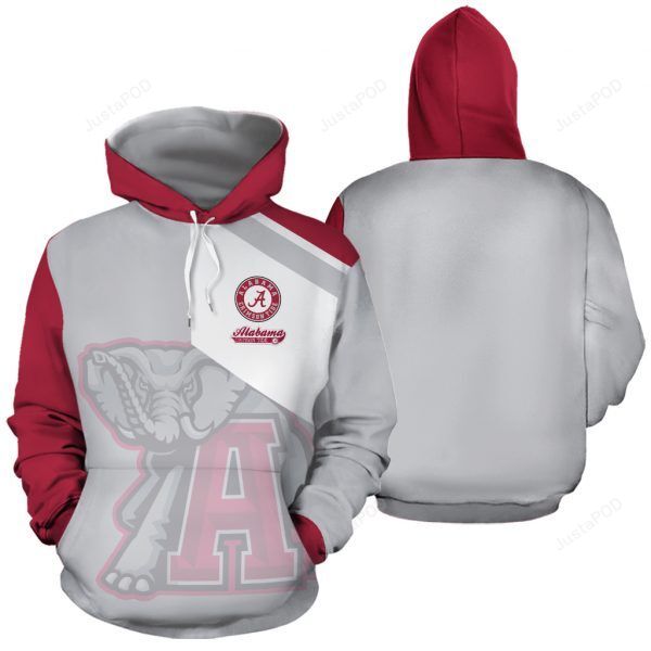 Ncaa Alabama Crimson Tide 3D Hoodie Zip Hoodie Style 09