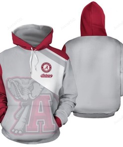 Ncaa Alabama Crimson Tide 3D Hoodie Zip Hoodie Style 09