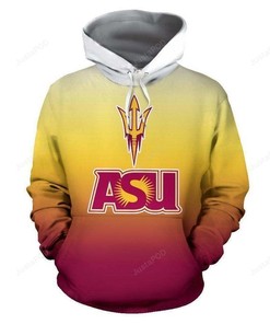 Ncaa Arizona State Sun Devils 3D Hoodie Zip Hoodie Style 02