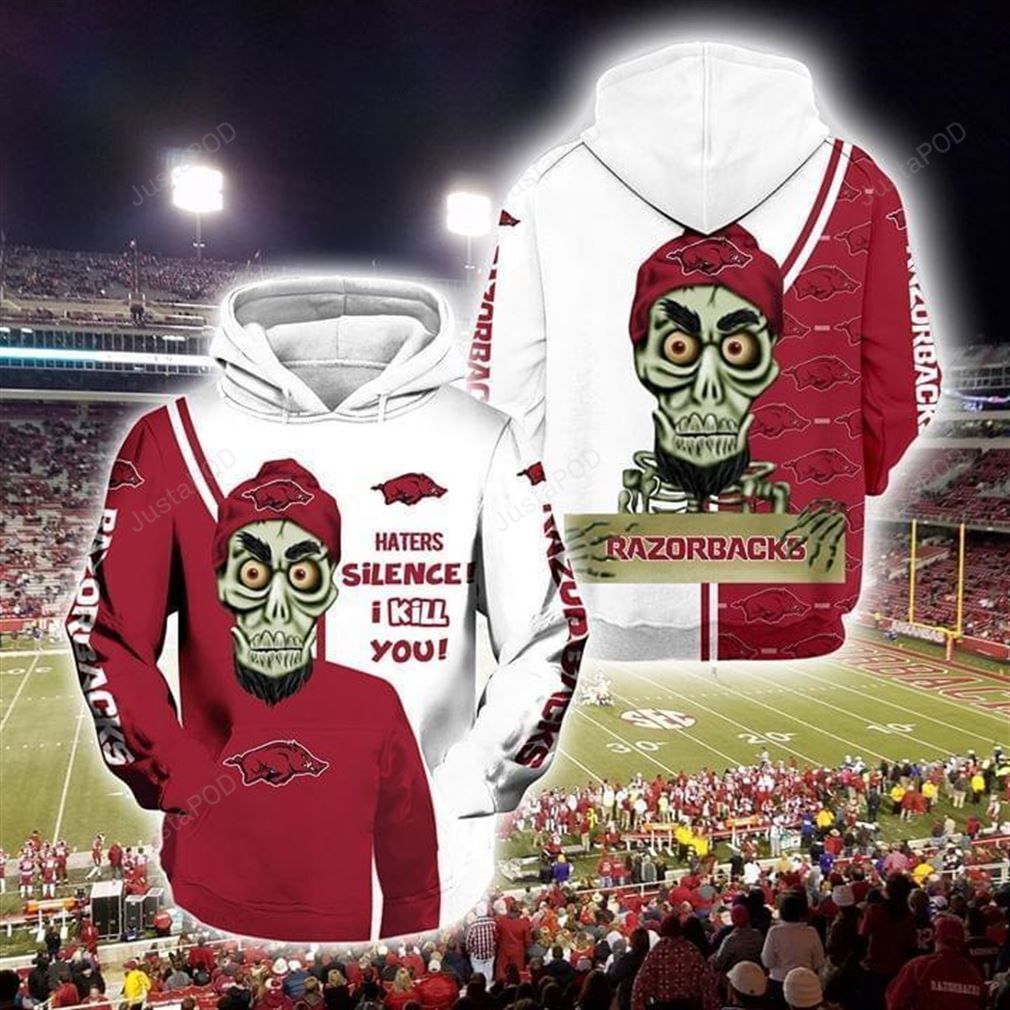 Ncaa Arkansas Razorbacks 3D Hoodie Zip Hoodie Style 03