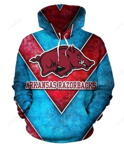 Ncaa Arkansas Razorbacks 3D Hoodie Zip Hoodie Style 06
