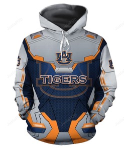 Ncaa Auburn Tigers 3D Hoodie Zip Hoodie Style 09