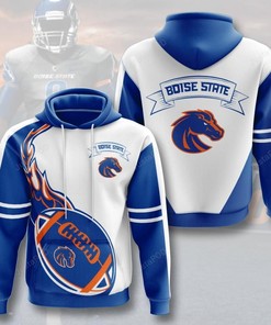 Ncaa Boise State Broncos 3D Hoodie Zip Hoodie Style 01