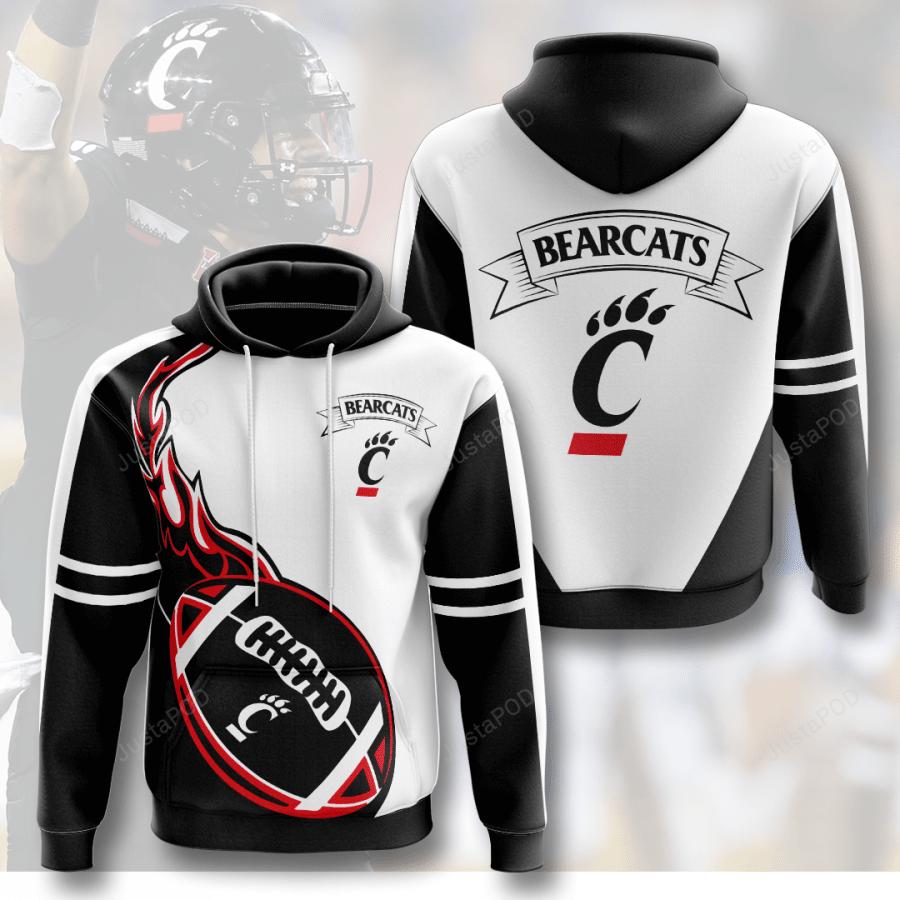 Ncaa Cincinnati Bearcats 3D Hoodie Zip Hoodie Style 03