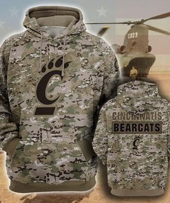 Ncaa Cincinnati Bearcats 3D Hoodie Zip Hoodie Style 06