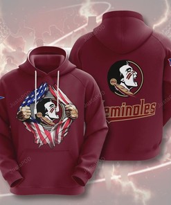 Ncaa Florida State Seminoles 3D Hoodie Zip Hoodie Style 08