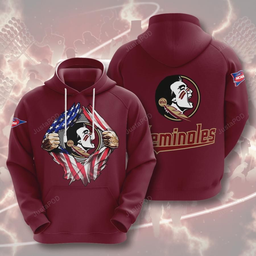 Ncaa Florida State Seminoles 3D Hoodie Zip Hoodie Style 08