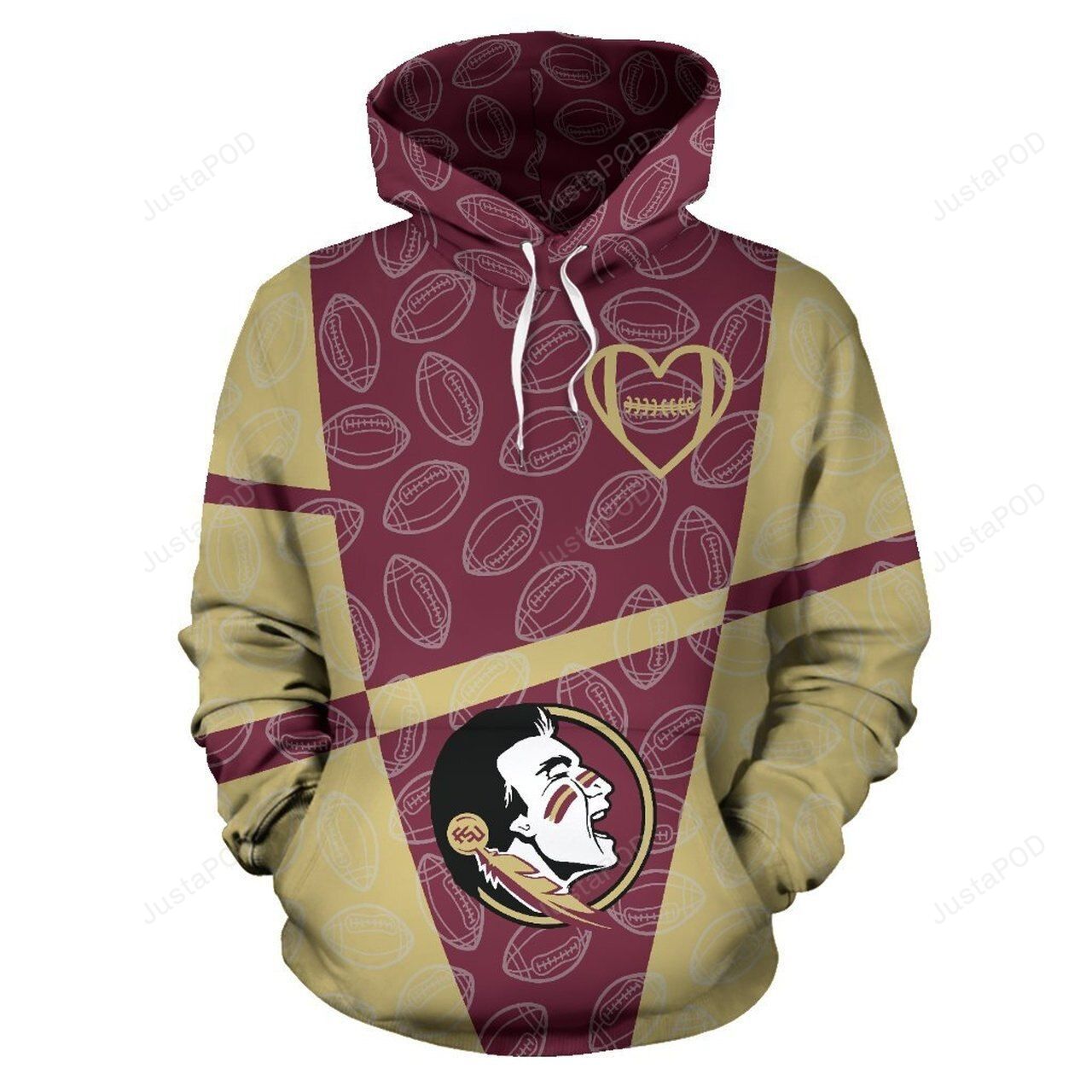 Ncaa Florida State Seminoles 3D Hoodie Zip Hoodie Style 14