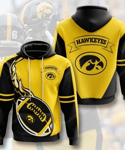Ncaa Iowa Hawkeyes 3D Hoodie Zip Hoodie Style 02