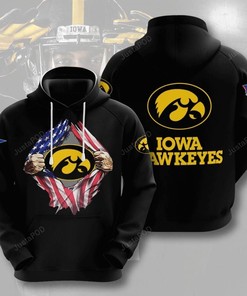 Ncaa Iowa Hawkeyes 3D Hoodie Zip Hoodie Style 04