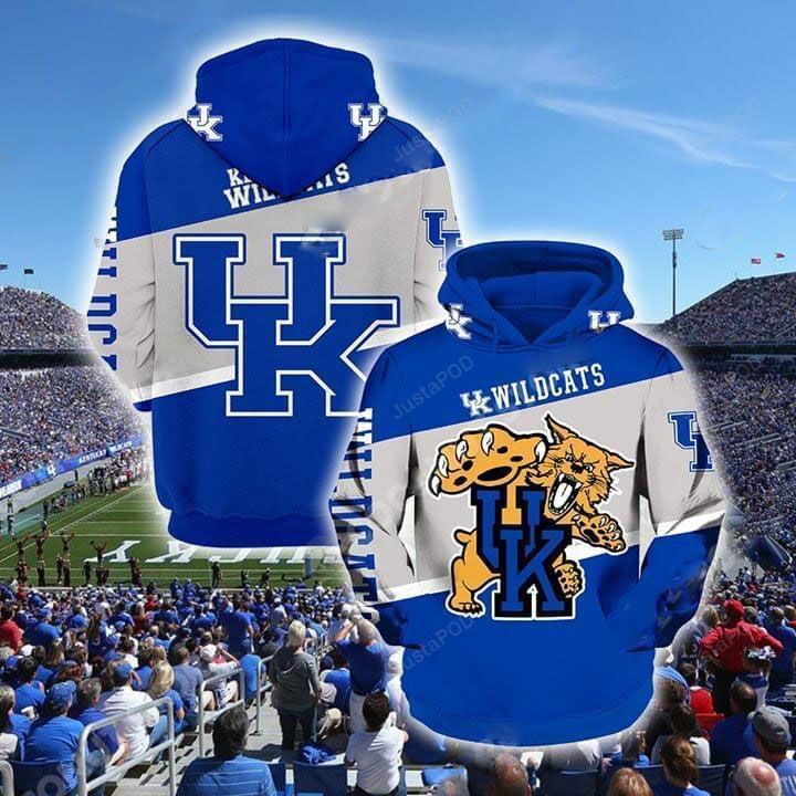 Ncaa Kentucky Wildcats 3D Hoodie Zip Hoodie Style 01