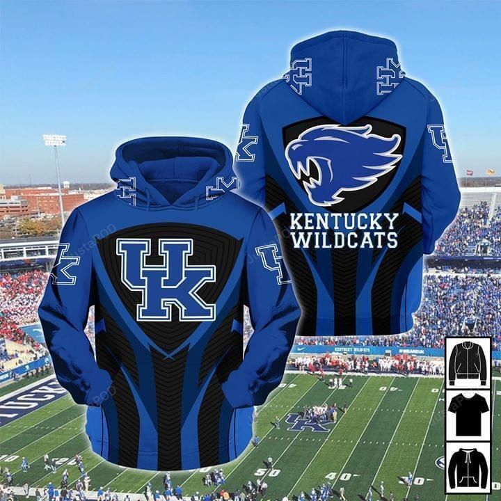 Ncaa Kentucky Wildcats 3D Hoodie Zip Hoodie Style 02