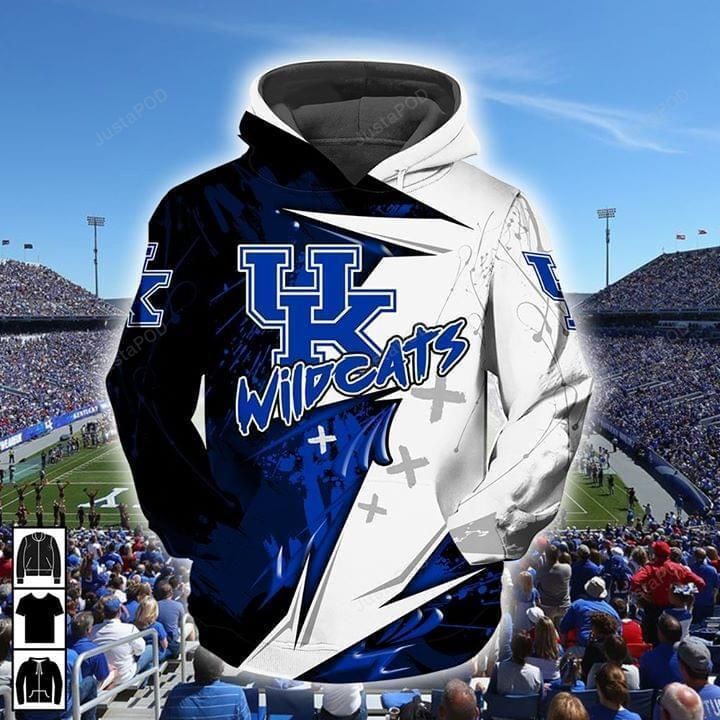 Ncaa Kentucky Wildcats 3D Hoodie Zip Hoodie Style 07