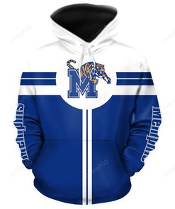 Ncaa Memphis Tigers 3D Hoodie Zip Hoodie Style 05