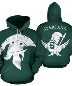 Ncaa Michigan State Spartans 3D Hoodie Zip Hoodie Style 02