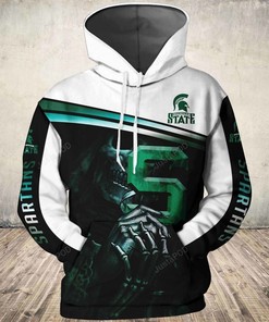Ncaa Michigan State Spartans 3D Hoodie Zip Hoodie Style 03