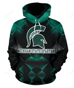 Ncaa Michigan State Spartans 3D Hoodie Zip Hoodie Style 04