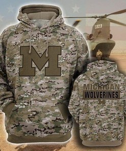 Ncaa Michigan Wolverines 3D Hoodie Zip Hoodie Style 01