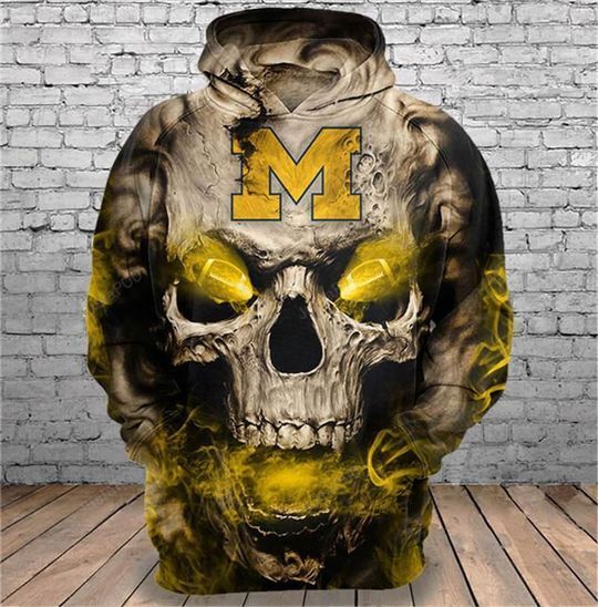 Ncaa Michigan Wolverines 3D Hoodie Zip Hoodie Style 04