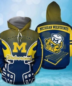 Ncaa Michigan Wolverines 3D Hoodie Zip Hoodie Style 05