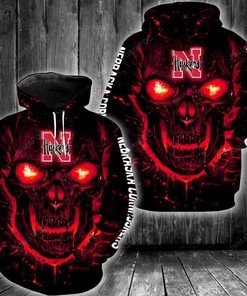 Ncaa Nebraska Cornhuskers 3D Hoodie Zip Hoodie Style 02