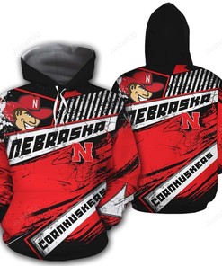 Ncaa Nebraska Cornhuskers 3D Hoodie Zip Hoodie Style 03