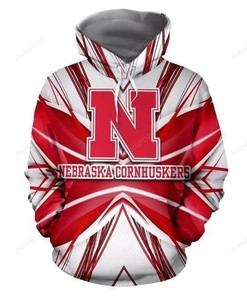 Ncaa Nebraska Cornhuskers 3D Hoodie Zip Hoodie Style 06