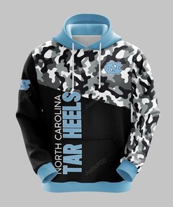 Ncaa North Carolina Tar Heels 3D Hoodie Zip Hoodie Style 01