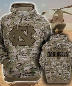 Ncaa North Carolina Tar Heels 3D Hoodie Zip Hoodie Style 03