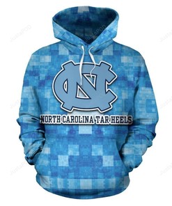 Ncaa North Carolina Tar Heels 3D Hoodie Zip Hoodie Style 06