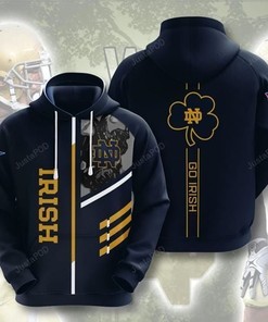 Ncaa Notre Dame Fighting Irish 3D Hoodie Zip Hoodie Style 01