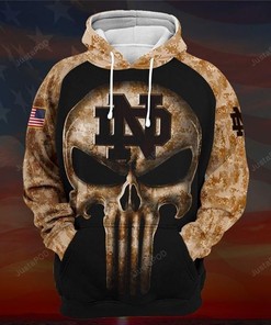 Ncaa Notre Dame Fighting Irish 3D Hoodie Zip Hoodie Style 06