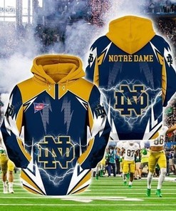 Ncaa Notre Dame Fighting Irish 3D Hoodie Zip Hoodie Style 08
