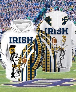 Ncaa Notre Dame Fighting Irish 3D Hoodie Zip Hoodie Style 09