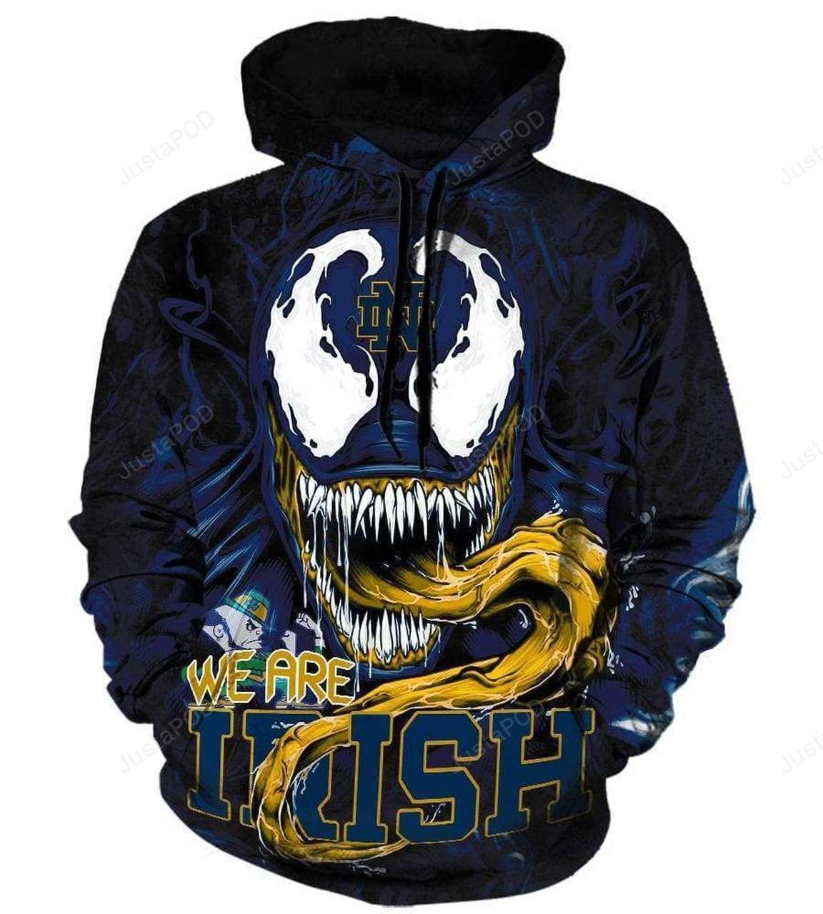 Ncaa Notre Dame Fighting Irish 3D Hoodie Zip Hoodie Style 14
