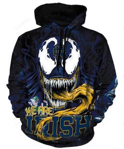 Ncaa Notre Dame Fighting Irish 3D Hoodie Zip Hoodie Style 14